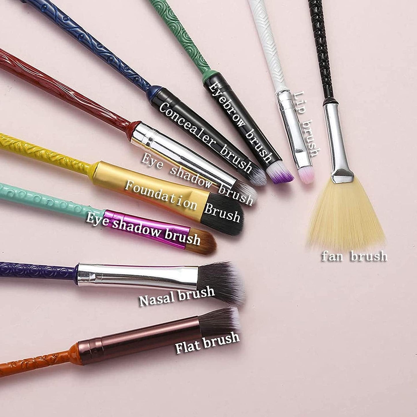 9Pcs Makeup Brushes Set Eye Shadow Foundation Eyebrow Lip Brush Makeup Brushes Tool, Gift for Girls and Women Health & Beauty > Personal Care > Cosmetics > Cosmetic Tools > Makeup Tools SHDZKJ   