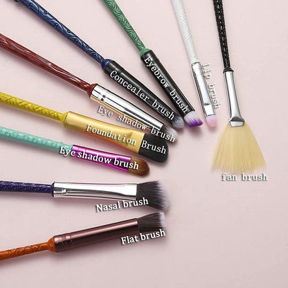 9Pcs Makeup Brushes Set Eye Shadow Foundation Eyebrow Lip Brush Makeup Brushes Tool, Gift for Girls and Women Health & Beauty > Personal Care > Cosmetics > Cosmetic Tools > Makeup Tools SHDZKJ   