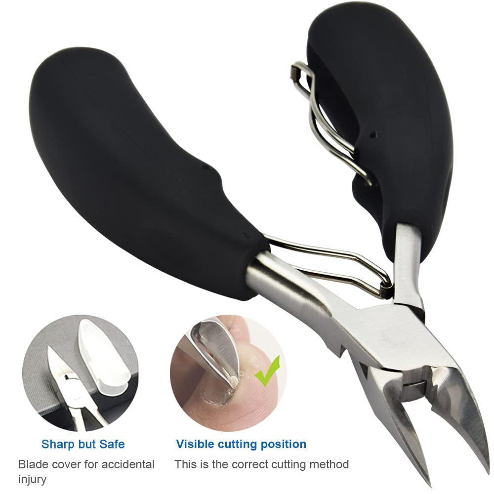 Toe Nail Clippers Tool for Thick Nails and Ingrown Toenails (Heavy Duty Toenail Clippers), One of the Large Nail Nipper,Especially Suitable for Seniors Health & Beauty > Personal Care > Cosmetics > Cosmetic Tools > Nail Tools Horsebang   