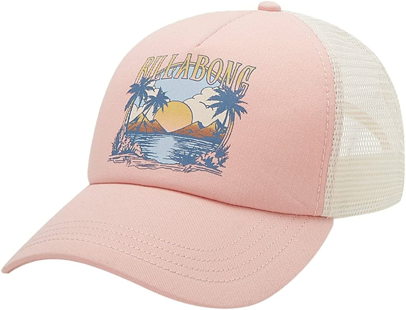 Billabong Women'S Aloha Forever Adjustable Trucker Hat with Mesh Back Apparel & Accessories > Clothing Accessories > Hats Billabong Tickled Pink One Size 