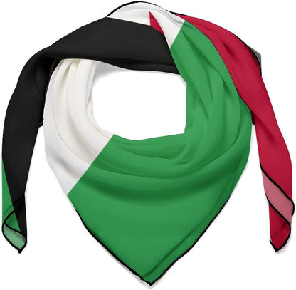 Buonota Ukrainian Flag Fashion Square Scarf Neck Scarf Head Scarf Shawl, Very Suitable for Events, Parties, Weddings, Travel, Birthday Gifts Apparel & Accessories > Clothing Accessories > Scarves & Shawls Buonota White-style-29  