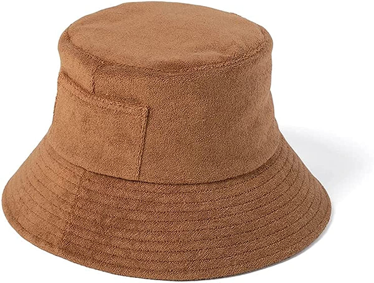 Lack of Color Women'S Wave Terrycloth Bucket Hat Apparel & Accessories > Clothing Accessories > Hats Lack of Color Coffee Medium-Large 