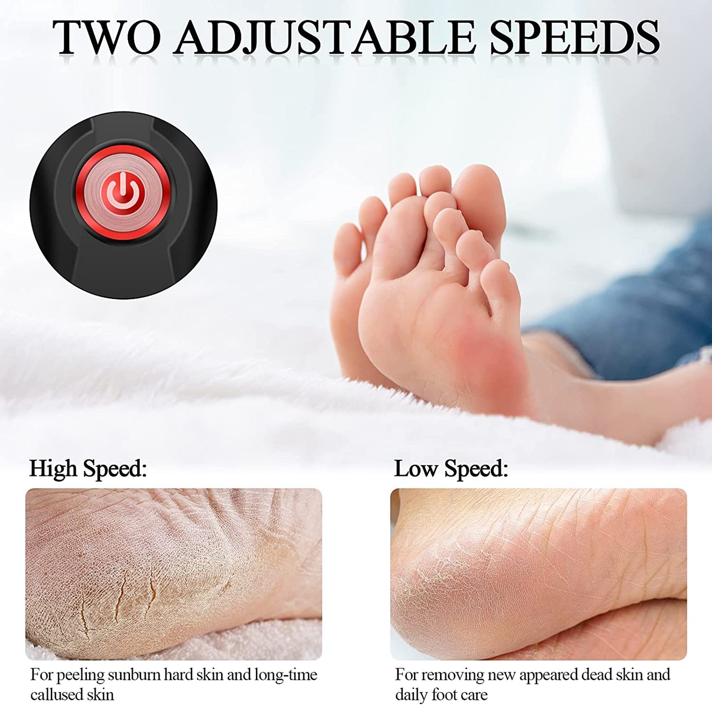 Electric Callus Remover for Feet Rechargeable, 15 in 1 Pedicure Tools Kit Foot Scrubber Dead Skin Remover Foot Files Scraper for Foot Spa Women and Men Feet Care Health & Beauty > Personal Care > Foot Care EAONE   
