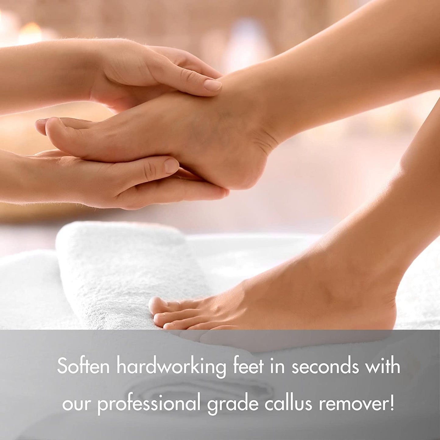 SPA REDI - Callus Remover for Feet Gel - Professional Pedicure Foot Care - Removes Toughest Calluses in Seconds and Smooths Dry Cracked Heels (Mint and Eucalyptus, 32 Oz) Health & Beauty > Personal Care > Foot Care SPA REDI   