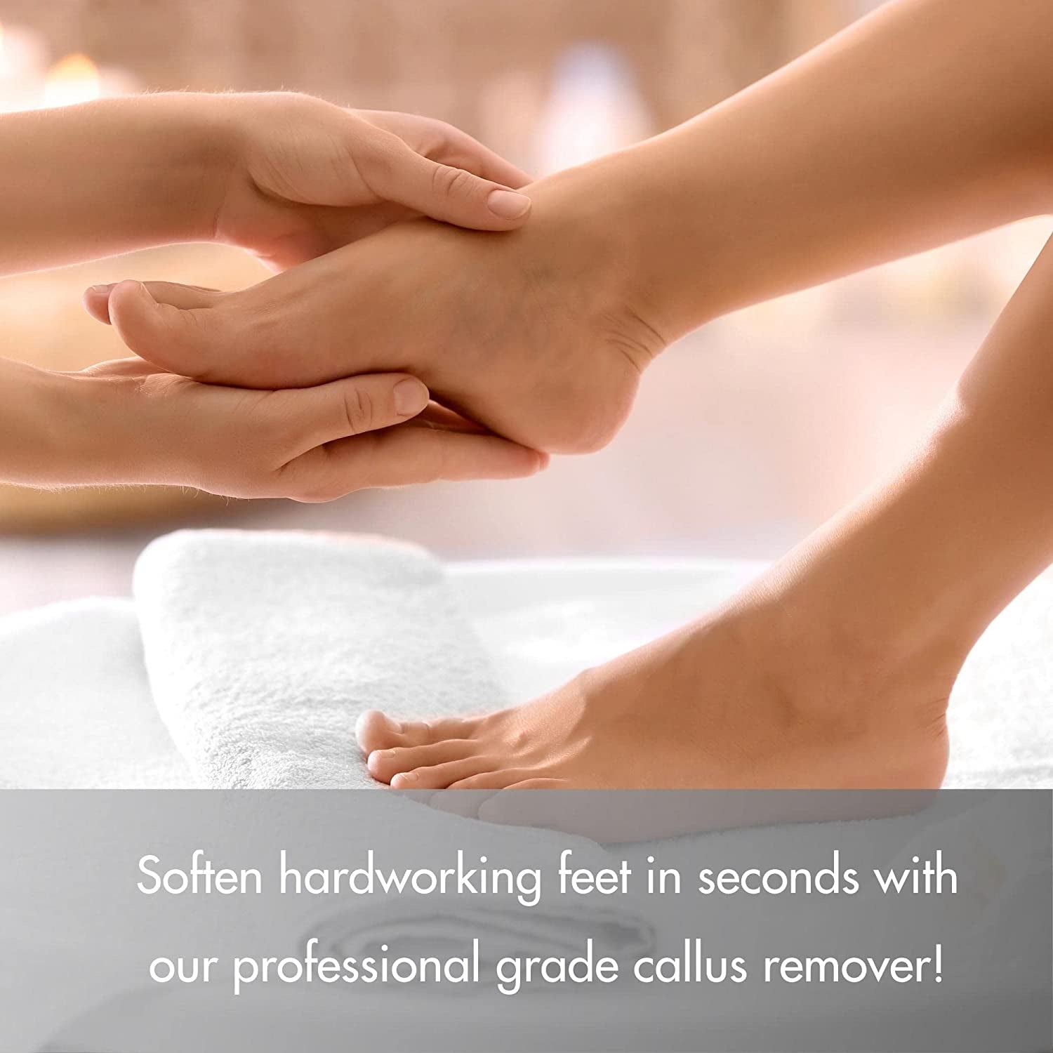 SPA REDI - Callus Remover for Feet Gel - Professional Pedicure Foot Care - Removes Toughest Calluses in Seconds and Smooths Dry Cracked Heels (Mint and Eucalyptus, 32 Oz) Health & Beauty > Personal Care > Foot Care SPA REDI   