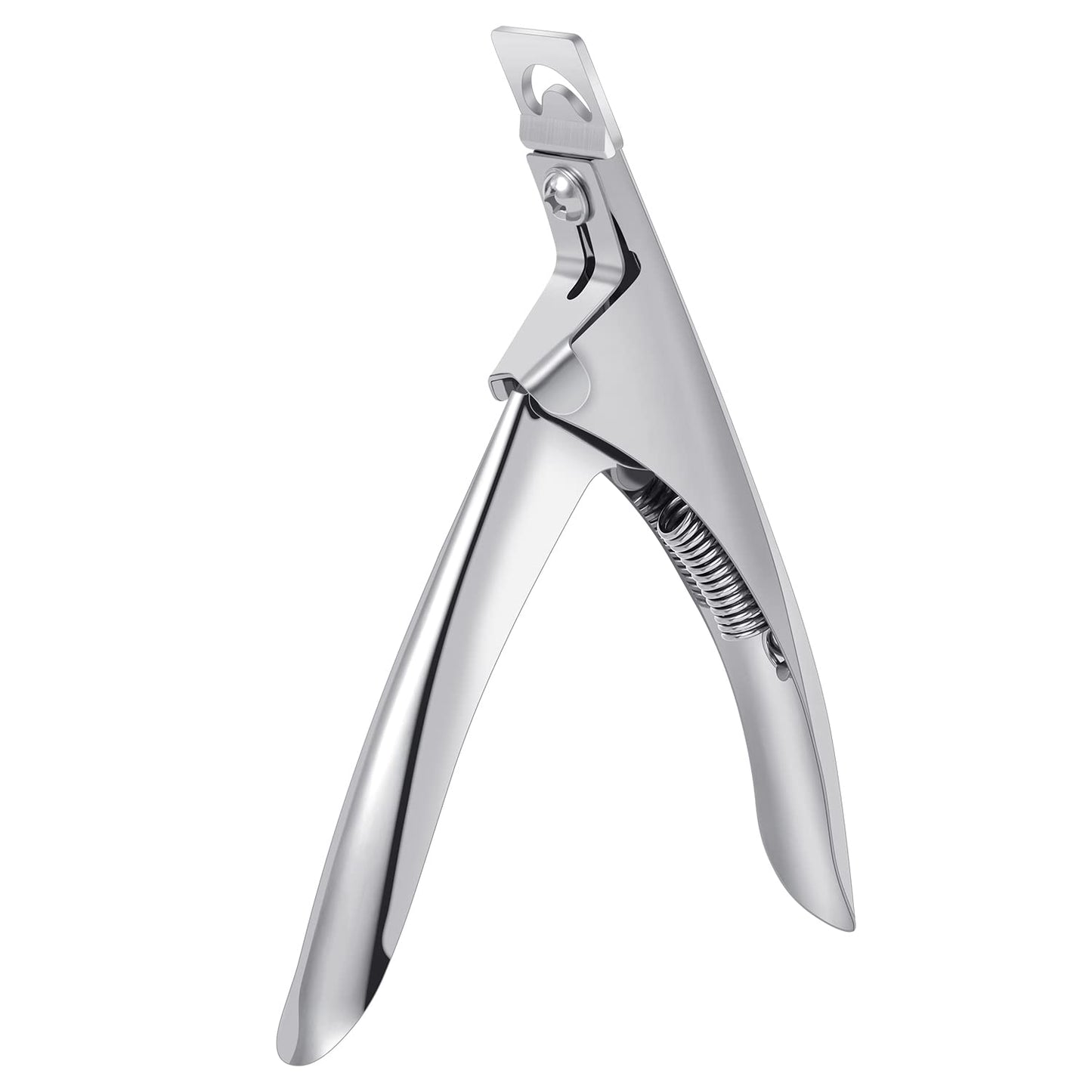 Professional Acrylic False Nail Clippers for Acrylic Nails, Rainbow Nail Tip Cutter Nail Manicure Tool for Salon Home Nail Art Health & Beauty > Personal Care > Cosmetics > Cosmetic Tools > Nail Tools SUMAJU Silver  