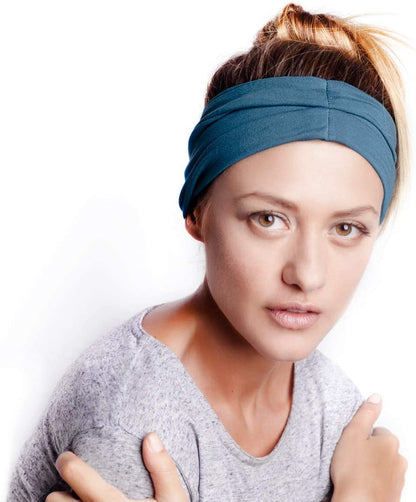 BLOM Original Headbands for Women Wear for Yoga, Fashion, Working Out, Travel or Running Multi Style Apparel & Accessories > Clothing Accessories > Headwear BLOM Bali Blue  