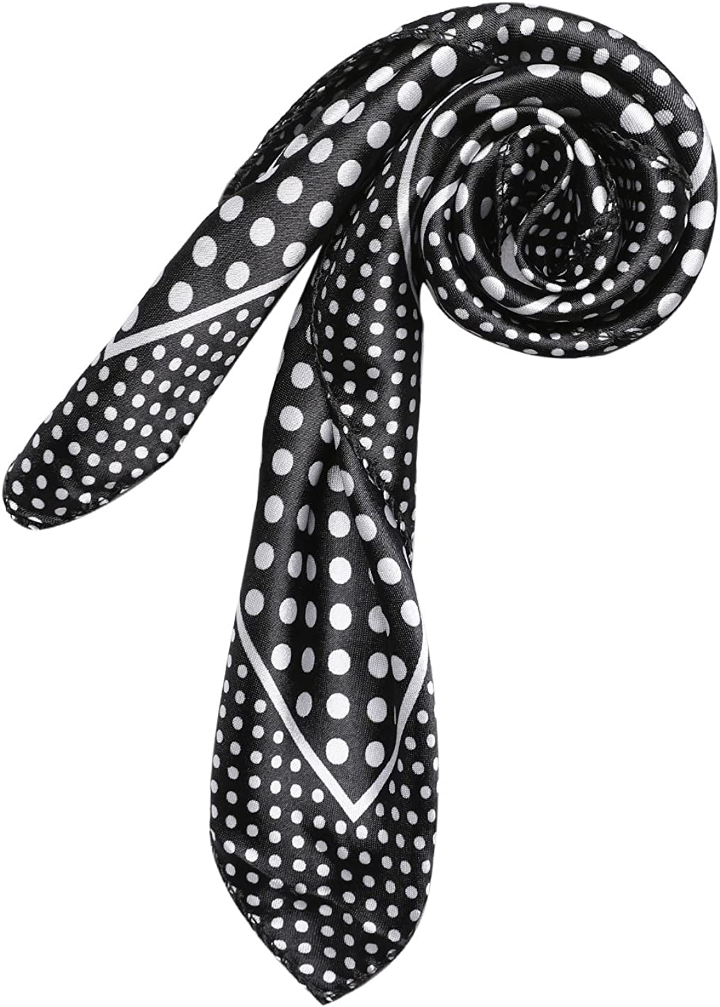 Uxcell Women'S Floral Leopard Polka Dots Striped Print Square Kerchief Neck Scarf Shawl Apparel & Accessories > Clothing Accessories > Scarves & Shawls uxcell   