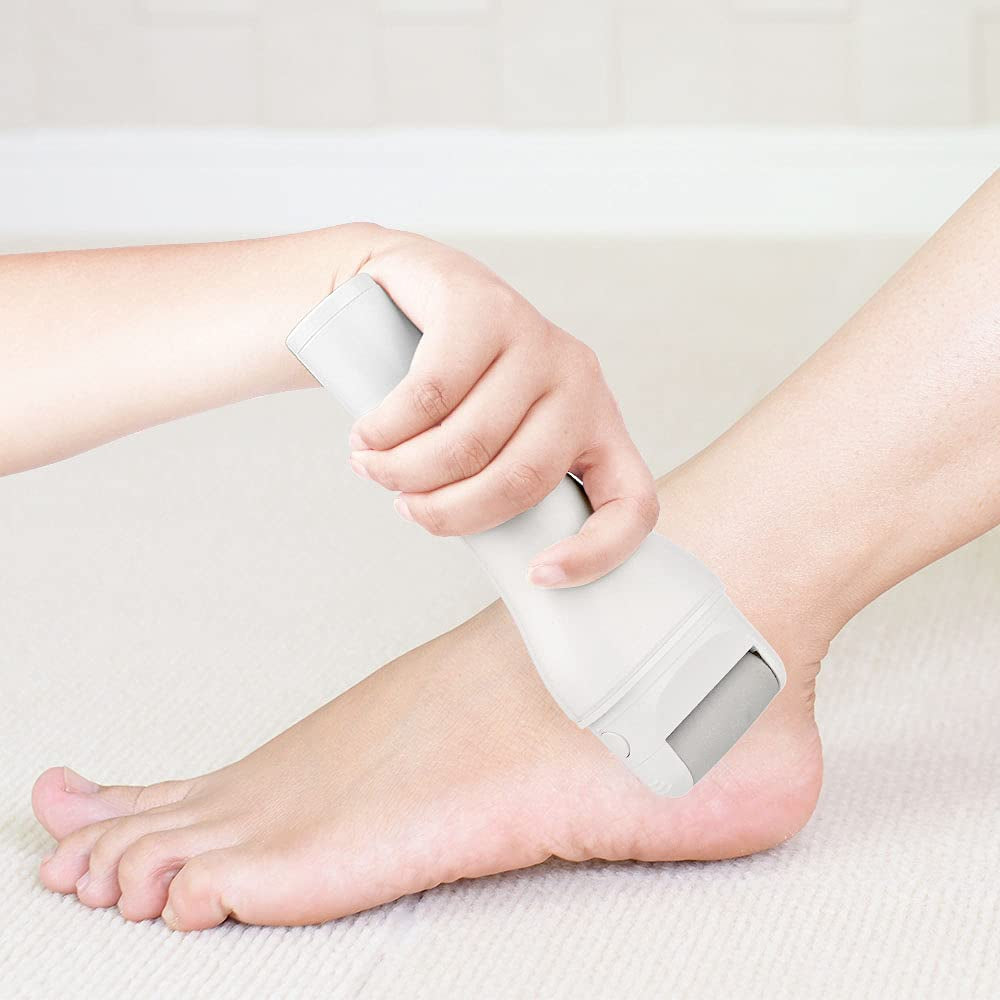 Upgraded Callus Remover for Feet, Voirse Rechargeable 2 Speeds Foot File with 3 Grinding Rollers, Water-Resistant Pedicure Tool, Low-Db Gentle Heel Shaver Scraper for Tough Thick Skin and Daily Care Health & Beauty > Personal Care > Foot Care Voirse   