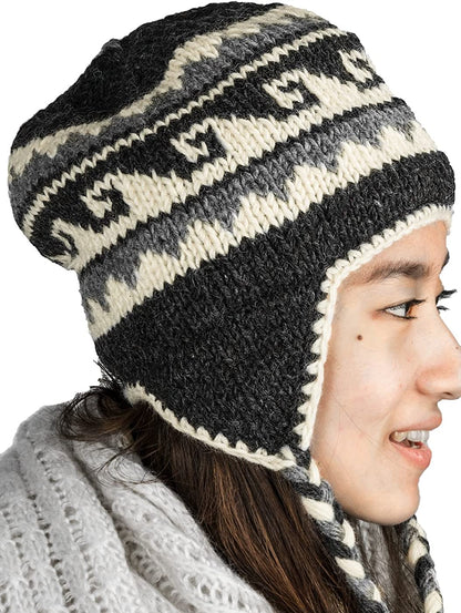 Tribe Azure Fair Trade Womens Beanie Hats, Warm Hats for Women Knit Hat for Women Women'S Skullies & Beanie for Women Apparel & Accessories > Clothing Accessories > Hats Tribe Azure Fair Trade   