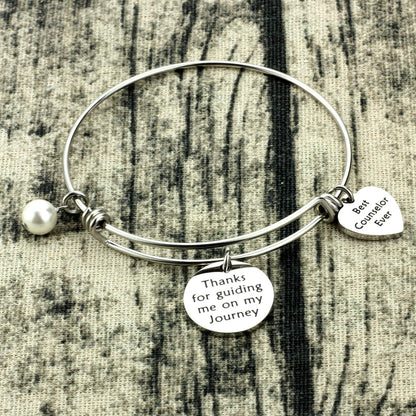 Kivosliviz Counselor Gifts Thank You Gifts for Counselors Best Counselor Ever School Counselor Jewelry Apparel & Accessories > Jewelry > Bracelets Anrrion   