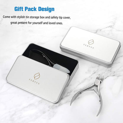 FERYES Toenail Clippers for Thick,Fungal or Ingrown Toenails - Ingrown Nail Clipper for Men,Women,Seniors,Podiatrist - Heavy Duty 4R13 Stainless Steel Toenail Tool - Silver Health & Beauty > Personal Care > Cosmetics > Cosmetic Tools > Nail Tools FERYES   