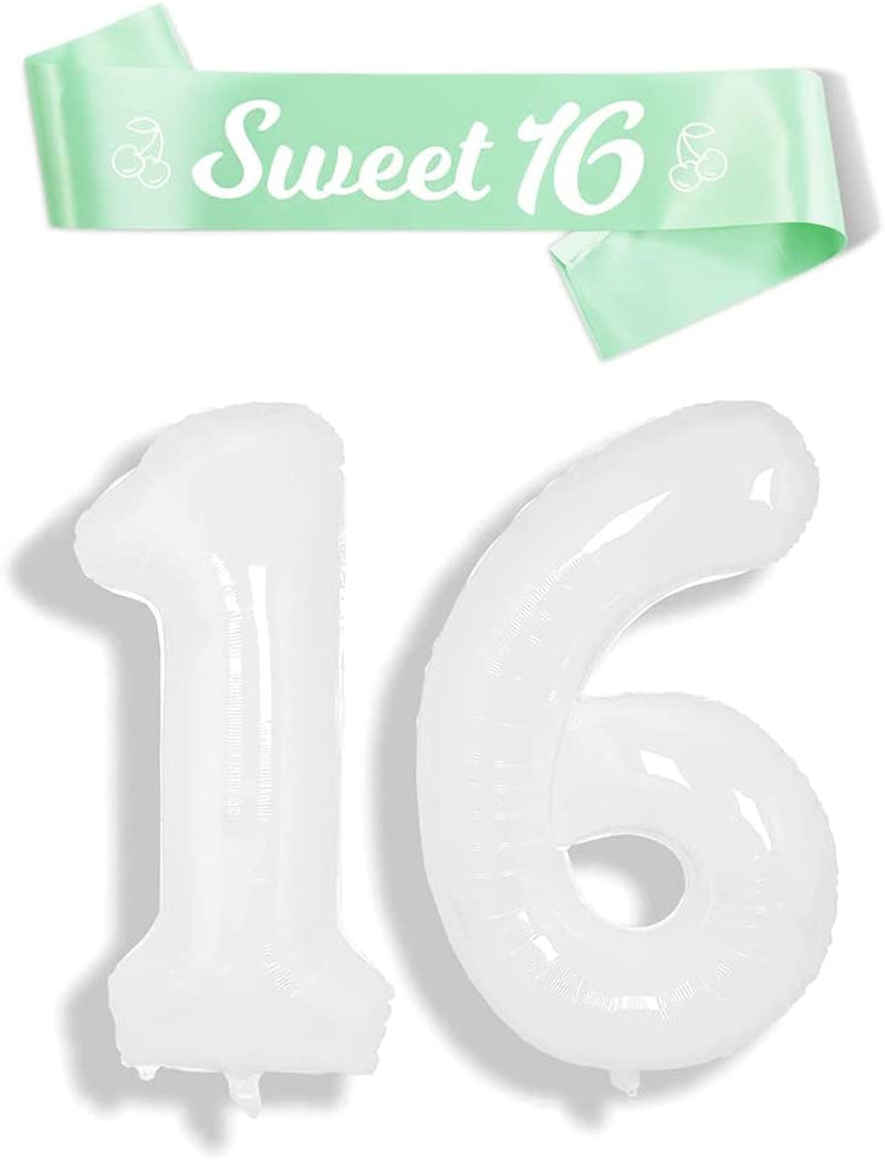Party to Be Sweet 16 Birthday Sash Happy 16Th Birthday Party Decoration Party Favors for Birthday Girls Purple Apparel & Accessories > Clothing Accessories > Sashes Party to Be SET  