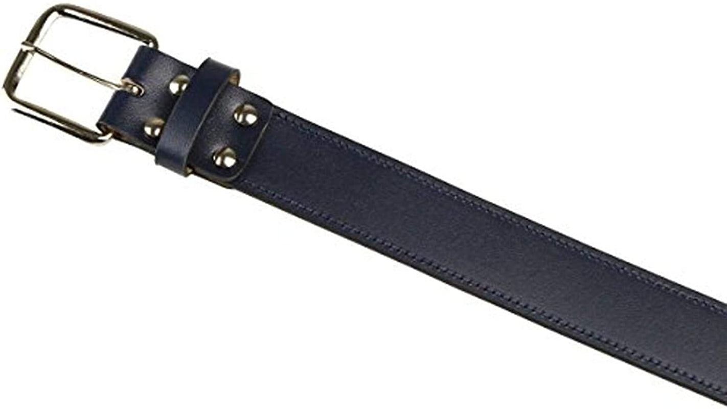 Champro Genuine Bonded Leather Baseball Belt Apparel & Accessories > Clothing Accessories > Belts CHAMPRO Navy Adult 2X-Large 