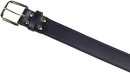 Champro Genuine Bonded Leather Baseball Belt Apparel & Accessories > Clothing Accessories > Belts CHAMPRO Navy Adult 2X-Large 