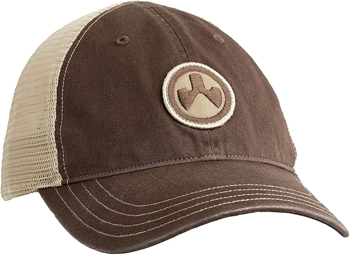 Magpul Trucker Hat Snap Back Baseball Cap, One Size Fits Most Apparel & Accessories > Clothing Accessories > Hats Magpul Garment Washed Brown/Khaki One Size 