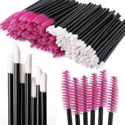 Tbestmax 200 Disposable Mascara Wand Spoolies and Lip Brushes, Lipstick Lipgloss Applicator for Eyebrow Eyelash Extension Makeup Kits Health & Beauty > Personal Care > Cosmetics > Cosmetic Tools > Makeup Tools Tbestmax Red 200 Pcs 