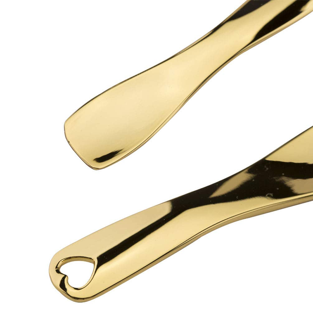 Teensery 3 Pcs Metal Cosmetic Spoon Spatulas Makeup Skin Care Facial Cream Mask Scoop Tool for Home Salon (Gold, Silver, Rose Gold) Health & Beauty > Personal Care > Cosmetics > Cosmetic Tools > Skin Care Tools Teensery   