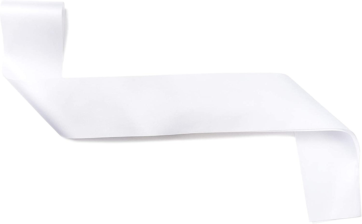 Sparkle and Bash Blank Customizable Satin Sash (8 Pack), White Apparel & Accessories > Clothing Accessories > Sashes Sparkle and Bash   