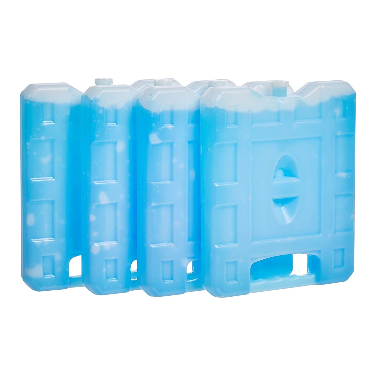 Reusable Hard Sided Rectangular Ice Pack, 10.4" X 7.9" X 1.2", Blue, Pack of 4 Apparel & Accessories > Jewelry > Bracelets KYLIE MAX Medium  