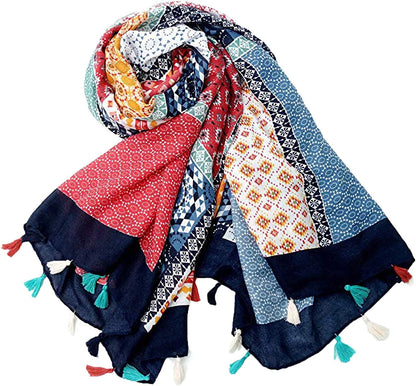 Scarves for Women Large Lightweight Floral Flower Spring Scarf Fashion Wrap Shawls Oversized Shawl Cape by AHYUAN Apparel & Accessories > Clothing Accessories > Scarves & Shawls AHYUAN   