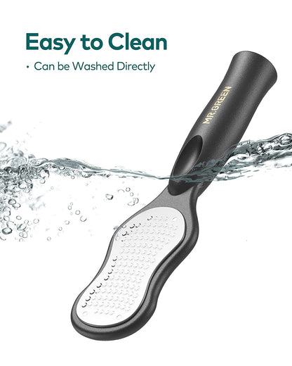 MR.GREEN Foot Rasp Foot File and Callus Remover Foot Care Pedicure Metal Surface Tool to Remove Hard Skin, Surgical Grade Stainless Steel File (Black) Health & Beauty > Personal Care > Foot Care MR.GREEN   
