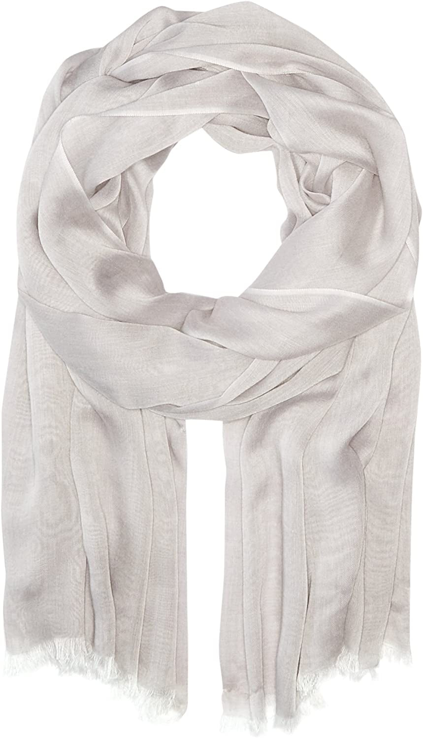 Calvin Klein Women'S Solid Chambray Scarf Apparel & Accessories > Clothing Accessories > Scarves & Shawls Calvin Klein Women's Accessories Heathered Mid Grey One Size 
