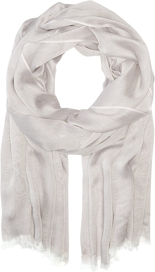 Calvin Klein Women'S Solid Chambray Scarf Apparel & Accessories > Clothing Accessories > Scarves & Shawls Calvin Klein Women's Accessories Heathered Mid Grey One Size 