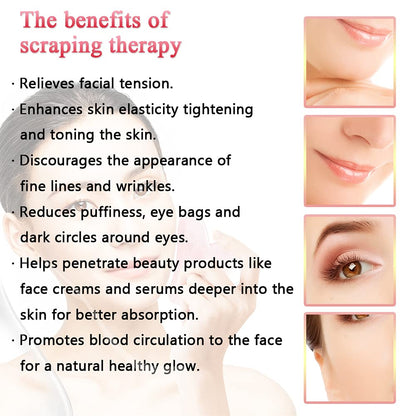 Rose Quartz Gua Sha Facial Tools,Natural Jade Gua Sha Massage Tool,Guasha Tool for Face,Eyes,Neck & Body,Genuine Gua Sha Stone Facial Massager,Skin Care Tools,Lymphatic Drainage,Reduce Wrinkles Health & Beauty > Personal Care > Cosmetics > Cosmetic Tools > Skin Care Tools Eikeefyer   