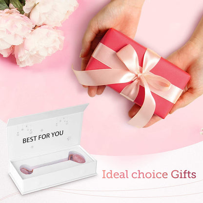 Rose Quartz Facial Roller Jade Roller Face Roller Massager for Face Eyes Cheeks Forehead Neck Skin Care Tool Reduce Wrinkles Puffiness Crow'S Feet Nasolabial Folds Health & Beauty > Personal Care > Cosmetics > Cosmetic Tools > Skin Care Tools Lekeemy   