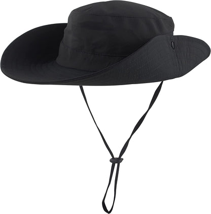Mukeyo Womens Summer Sun Hat Wide Brim Outdoor UV Protection Hat Foldable Ponytail Bucket Cap for Beach Fishing Hiking Apparel & Accessories > Clothing Accessories > Hats Mukeyo   