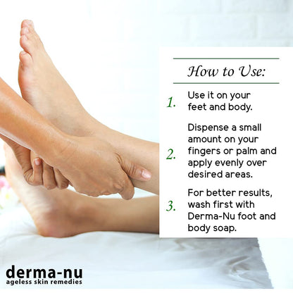 Foot and Body Oil with Tea Tree Oil - Hydrating Foot Care and Foot Spa for Cracked Heel Repair - Relieves Dry, Irritated Skin and Foot Odor - Relieves Jock Itch, Nail Fungus and Athletes Foot (4Oz) Health & Beauty > Personal Care > Foot Care Derma-nu Miracle Skin Remedies   
