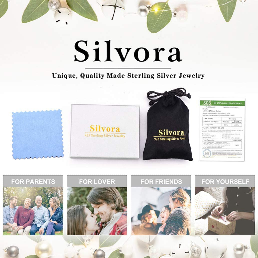 Silvora Sterling Silver Initial Anklets for Women, Teen Girls Foot Ankle Bracelet Letter Alphabet Anklets-Adjustable Chain with Gift Packaging Apparel & Accessories > Jewelry > Anklets Silvora   