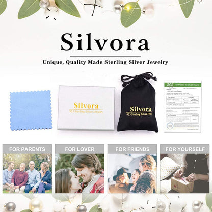 Silvora Sterling Silver Initial Anklets for Women, Teen Girls Foot Ankle Bracelet Letter Alphabet Anklets-Adjustable Chain with Gift Packaging Apparel & Accessories > Jewelry > Anklets Silvora   