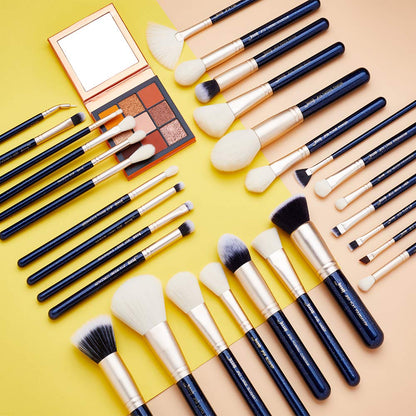 Jessup Brush Set Make up Brushes Powder Brush Face Lip Make-Up Brush Professional Beauty Brush Tools&Kits 30 Pcs Prussian Blue T470 Health & Beauty > Personal Care > Cosmetics > Cosmetic Tools > Makeup Tools Jessup   