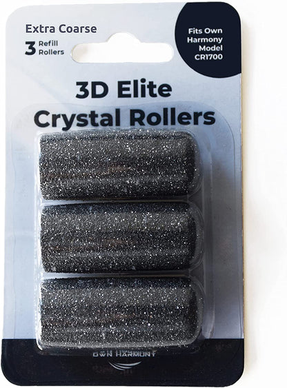 Extra Coarse Refill Rollers by Own Harmony - Best Fit for Electric Callus Remover CR1700: Professional Foot Care for Healthy Feet, Pedicure File Tools - Refills 3 Pack Replacement Roller Heads Health & Beauty > Personal Care > Foot Care Own Harmony   