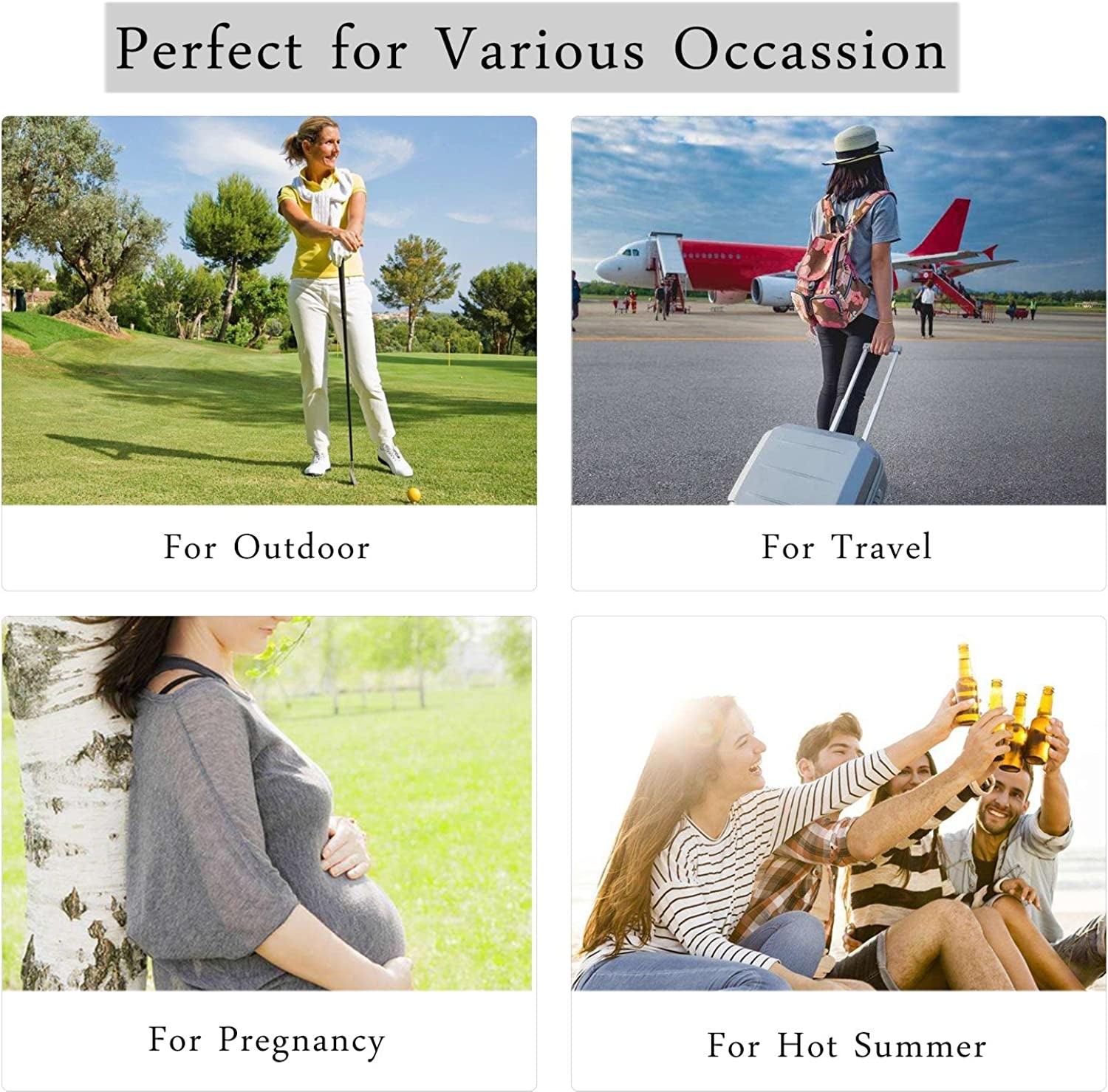 Women Invisible Belt, Comfortable Adjustable Stretch No Show Belt with Flat Buckle by SUOSDEY Apparel & Accessories > Clothing Accessories > Belts SUOSDEY   