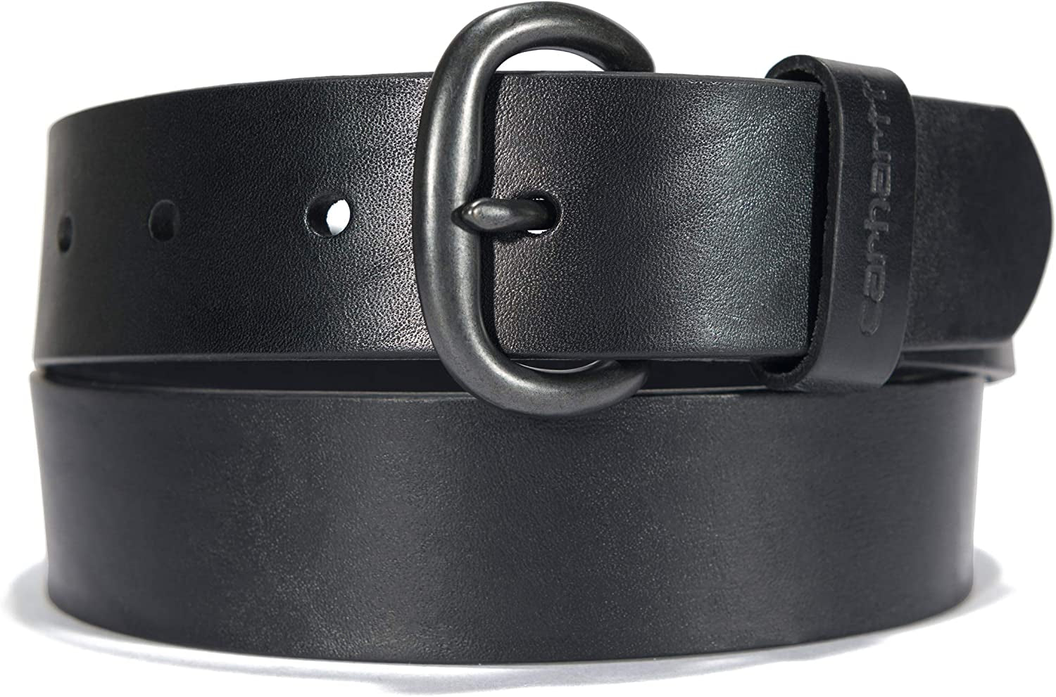 Carhartt Women'S Standard, Signature Casual Rugged Belts, Available in Multiple Styles, Colors & Sizes, Bridle Leather Debossed Keeper (Black), Small Apparel & Accessories > Clothing Accessories > Belts Carhartt   