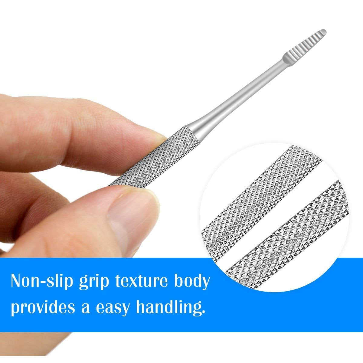 Ingrown Toenail File and Spoon Nail Cleaner Set Stainless Steel Toe Cleaner Tool for Home Use Nail Lifter Double Side Manicure Nail File Kit Foot Care Health & Beauty > Personal Care > Cosmetics > Cosmetic Tools > Nail Tools IBEET   