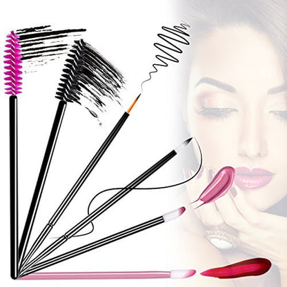 Disposable Mascara Wands Makeup Applicators - Mascara Brushes Lipstick Applicators Eyeliner Brushes Btartbox 300PCS Makeup Applicators Brushes Tools Kit Health & Beauty > Personal Care > Cosmetics > Cosmetic Tools > Makeup Tools BTArtbox   