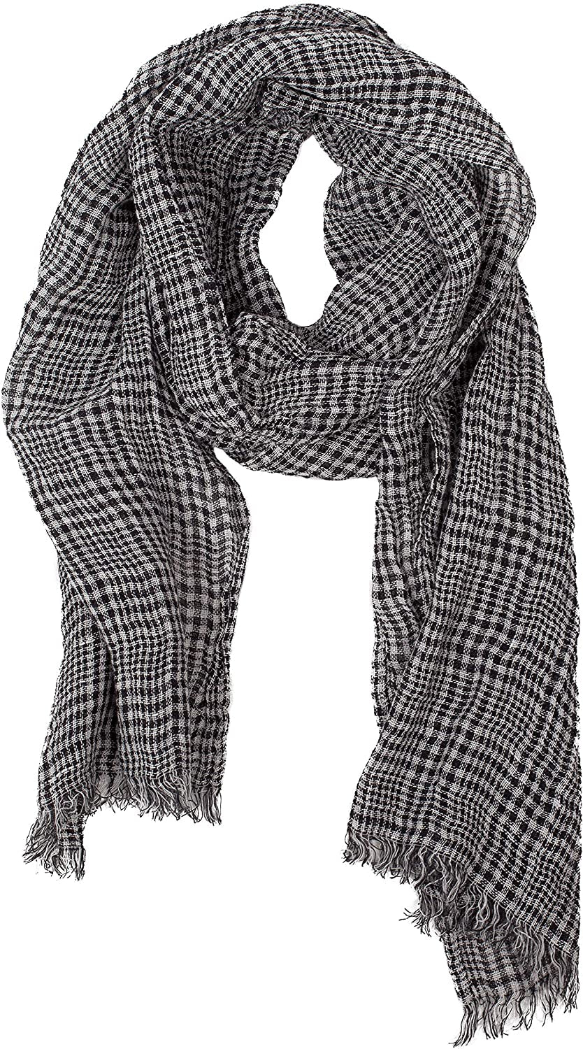 Lusie'S Linen Scarf Shawl Wrap for Women & Men Imported from Europe Apparel & Accessories > Clothing Accessories > Scarves & Shawls LUSIE'S LINEN   