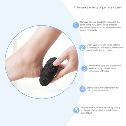 SUTINE Pumice Stone & Foot File Callus Remover Foot Scrubber Set, Stainless Steel Pedicure Rasp for Exfoliation Hard Dead Skin Remover and Daily Feet Care Health & Beauty > Personal Care > Foot Care SUTINE   