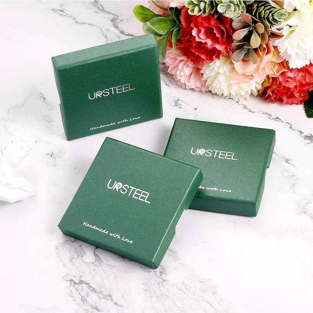Ursteel Ankle Bracelets for Women, 14K Gold Plated Dainty Layered Heart Initial Anklets for Women Teen Girls Apparel & Accessories > Jewelry > Anklets Ursteel   