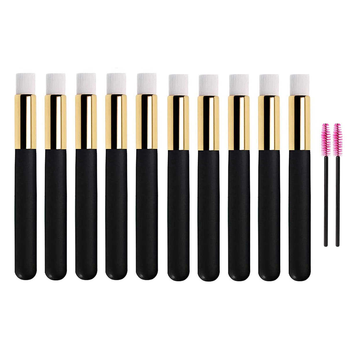 Eyelash Cleaning Brush Makeup Brushes Extension Eyelash Lash Peel off Nose Blackhead Cosmetic Brush Remover Clean Washing Cleanser Soft Whitehead Tools Makeup Brush (8Pcs White) Health & Beauty > Personal Care > Cosmetics > Cosmetic Tools > Makeup Tools Amoly black  
