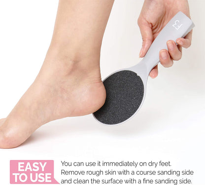 F3 Systems, Self-Standing Emery Foot File, Double-Sided Pedicure Tool, Effective for Cracked Heel, for Wet & Dry Feet, Pedicure, Hygienic Exfoliating, Callus Remover, Foot Scrubber, Professional Care Health & Beauty > Personal Care > Foot Care F3 systems   