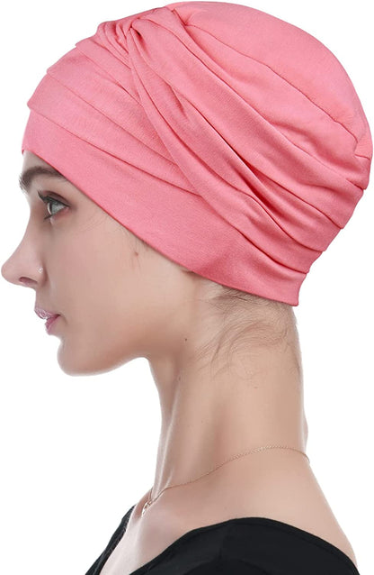 Bamboo Chemo Headwear Head Wraps for Cancer Patients – Warm, Super Comfy Apparel & Accessories > Clothing Accessories > Headwear KYLIE MAX   