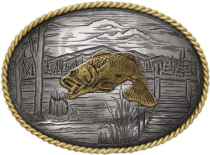 Montana Silversmiths Rope Trimmed Filigree Engraved Classic Western Buckle Apparel & Accessories > Clothing Accessories > Belt Buckles Montana Silversmiths Bass  