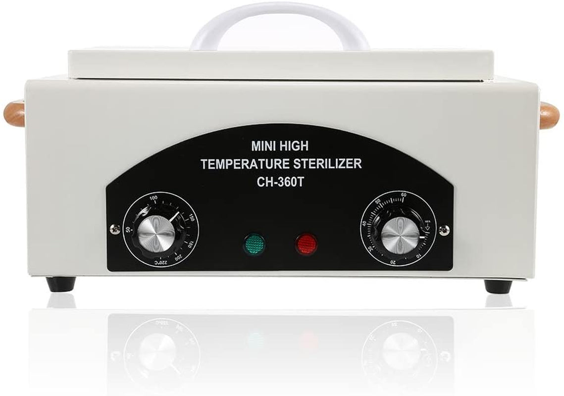 High Temperature Metal Tool Cleaning Box, 110V 300W 1.5L with Timer Manicure Pedicure SPA Salon Barber Equipment for Sundry Beauty Hair Nail Metal Tools with Handle Health & Beauty > Personal Care > Cosmetics > Cosmetic Tools > Nail Tools Smith Chu   