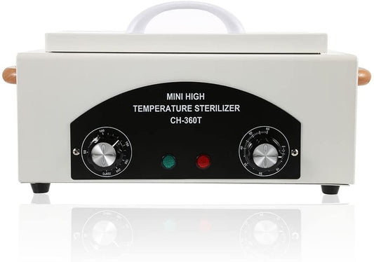 High Temperature Metal Tool Cleaning Box, 110V 300W 1.5L with Timer Manicure Pedicure SPA Salon Barber Equipment for Sundry Beauty Hair Nail Metal Tools with Handle Health & Beauty > Personal Care > Cosmetics > Cosmetic Tools > Nail Tools Smith Chu   