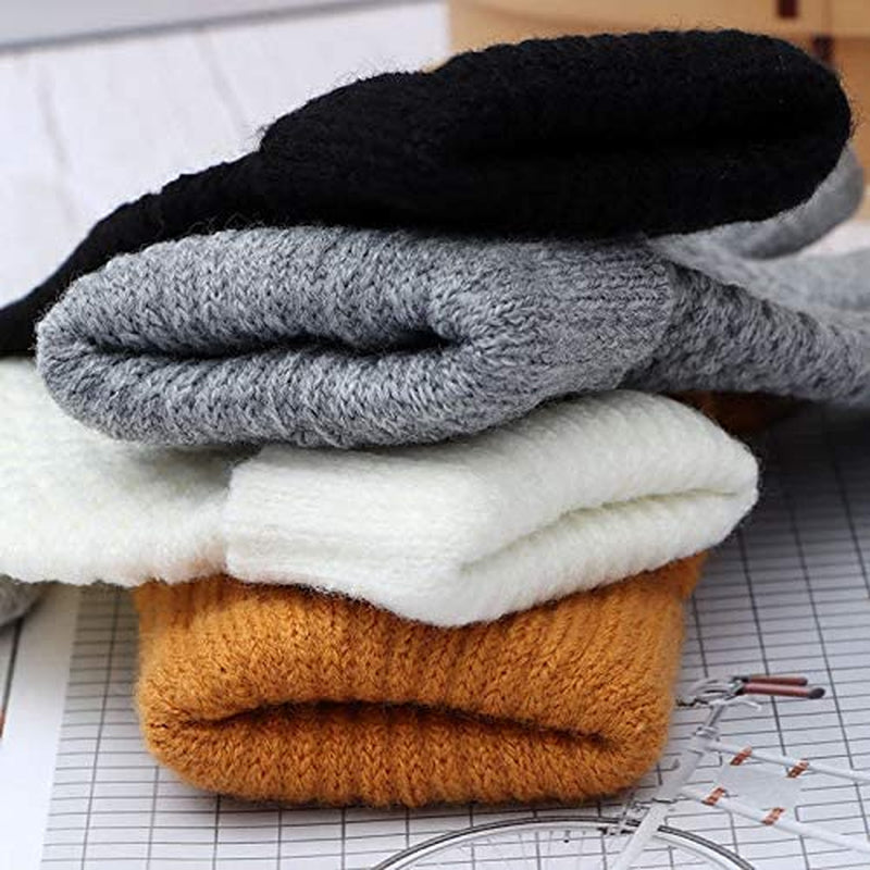 Eseres Winter Touchscreen Gloves Unisex Knitted Warm Gloves for Men Women Touch Screen Stretchy Mitten Haling Hands Apparel & Accessories > Clothing Accessories > Gloves & Mittens Eseres   